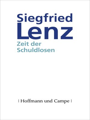 cover image of Zeit der Schuldlosen
